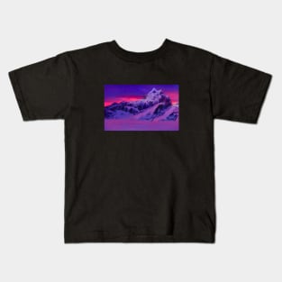 Mood Landscapes 2 - Purple Twilight Kids T-Shirt